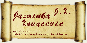 Jasminka Kovačević vizit kartica